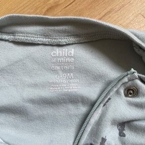 Carter’s baby zipper pajamas